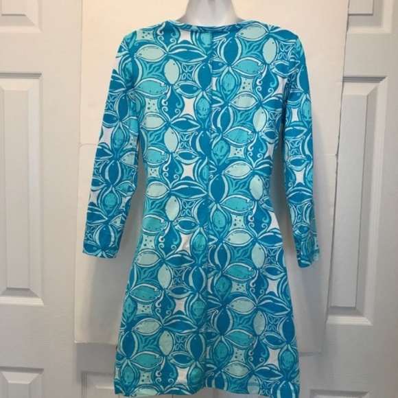 Lilly Pulitzer Rare
Ariel Blue
“What a Racket” print
Juliet Cotton Dre… - Picture 10 of 10